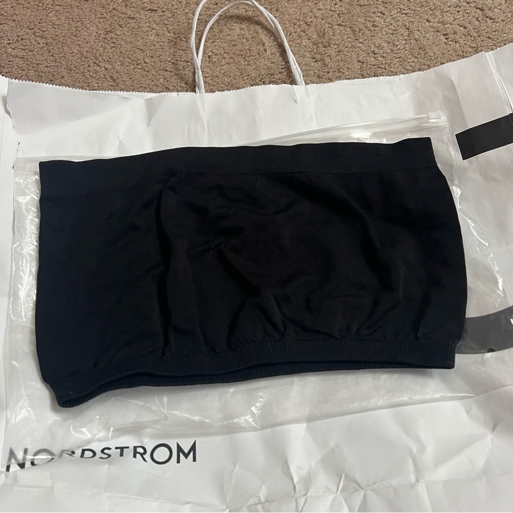 NWT Bandeau Bras - White, Black, and Gray - Picture 4 of 5
